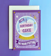 I see Birthday cake | Greeting card