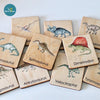 Wooden Montessori Flashcards---Learning Dinosaurs Flashcards