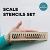 Scale stencils for kids